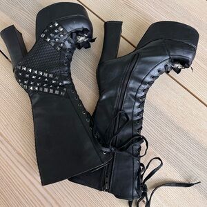 Demonia Women’s Knee High Boot